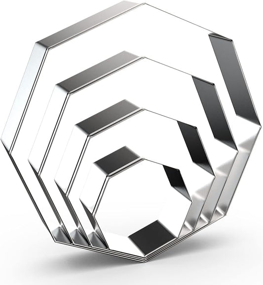 Octagon Cookie Cutter Set for Baking by QAAQS