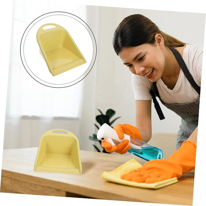 TOYANDONA 2pcs Handheld Dustpan Set Small Plastic Garbage Scooper - Image 7