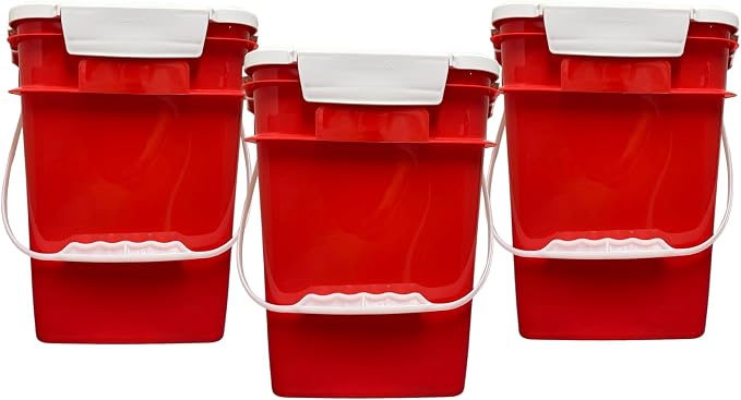 House Naturals 4 Gallon Square Food Grade Bucket Pail - Image 8