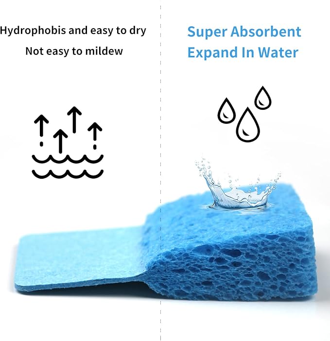 12 - Pack Non-Scratch Scrub Sponges - Sponges - Image 4