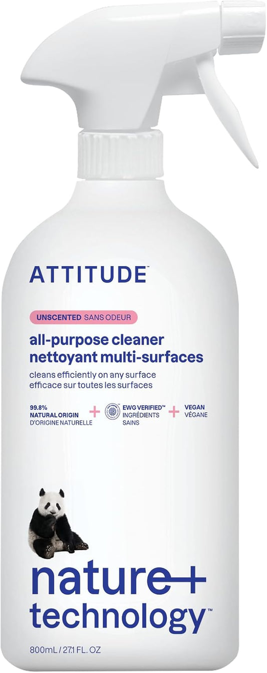 ATTITUDE All Purpose Cleaner Spray, EWG Verified, Made by ATTITUDE