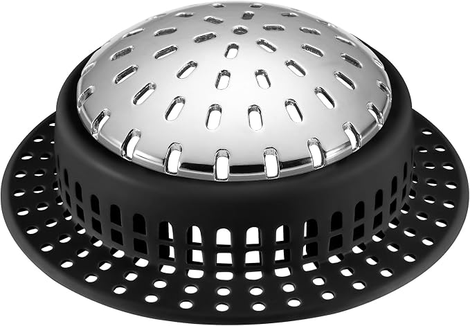 Shower Drain Hair Catcher, Shower Drain Cover, Bathtub Drain Hair Catcher by SayGoodbyetoHairClogging