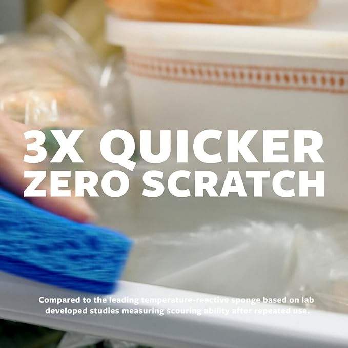 3M Scotch-Brite No Scratch Scrub Sponges, 4-1/2 x 2-1/2 x 7/10 in - Image 3