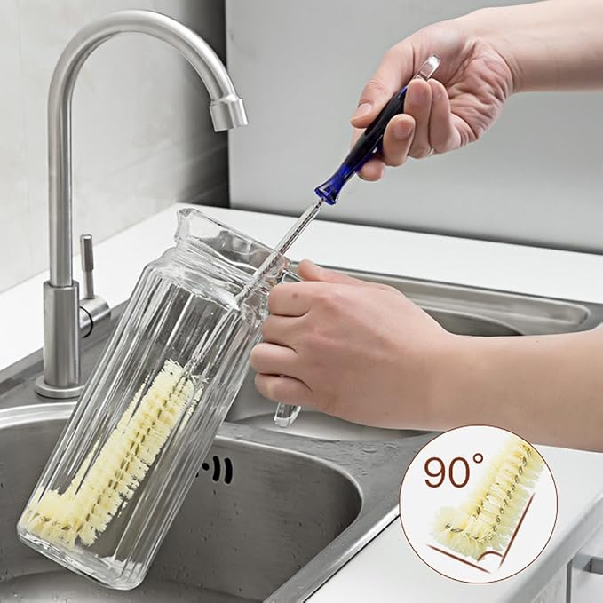 Long Bottle Brush Cleaner -16" Bottle Cleaning Brush Flexional Water Bottle - Image 3