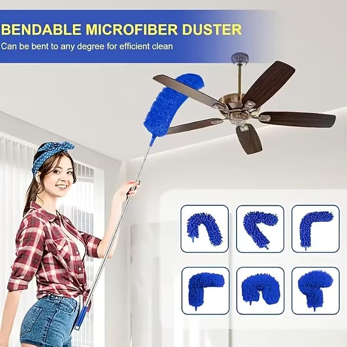 Microfiber Duster, Reusable Bendable Dusters, Washable Lightweight Dusters - Image 6