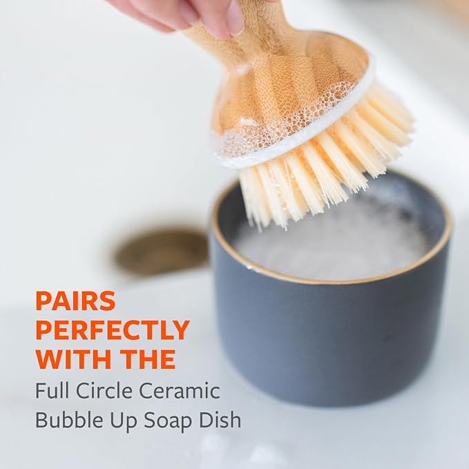 Full Circle Bubble Up Bamboo Dish Brush–Family Safe, Formaldehyde-Free– - Image 5