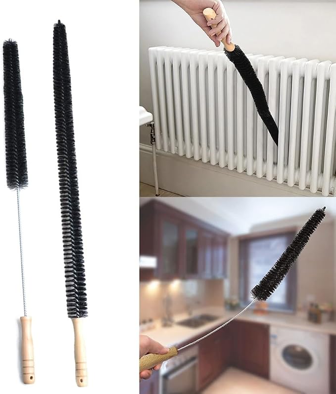 Radiator Cleaner Brush For Home Use, Bendable Long Thin Duster - Image 7