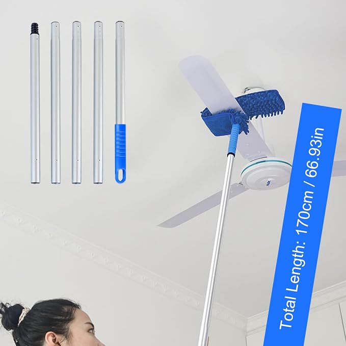 Shkalacar Ceiling Fan Cleaner Duster, RV Awning Mop - Image 7