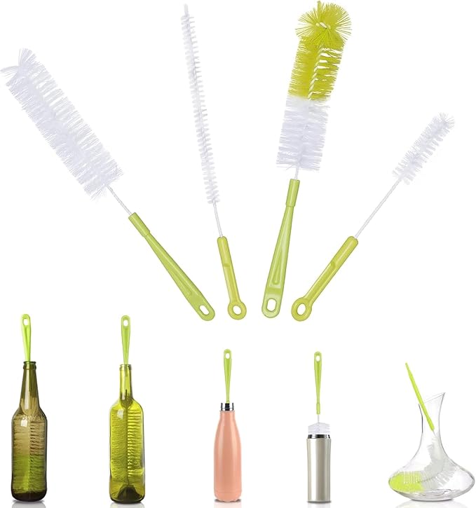 4 Pcs Bottle Cleaning Brush Set 4 Different Brushes - Image 7