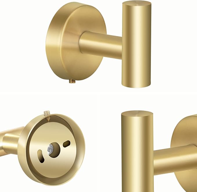 Towel Hooks, SUS 304 Stainless Steel Hooks, Heavy Duty Door Hanger Towel Robe - Image 2