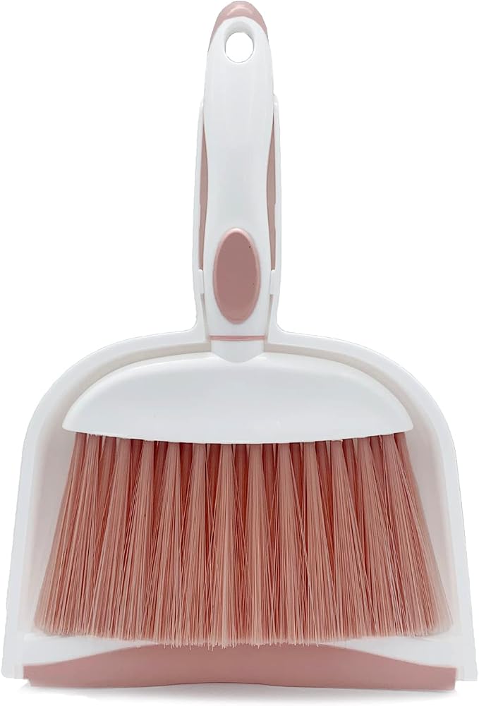 Broom Dustpan Brush Small Dust pan: Small Broom and Dustpan Set Mini Dust pan by Householdcleaningutensils