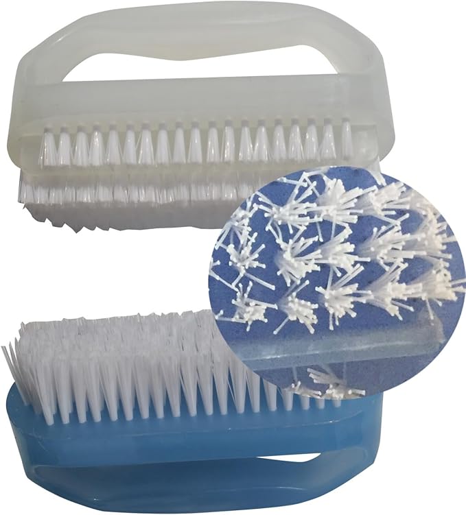 Coralpearl Nail Brushes X 2 for Cleaning Hands, Feet & Toes - Image 3
