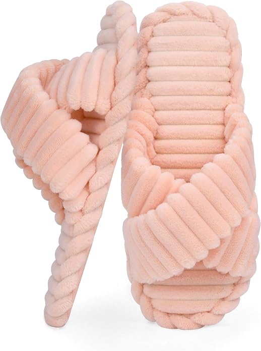 ZOORON Women's Cozy Slippers Crossbands & Durable Foam by ZOORON