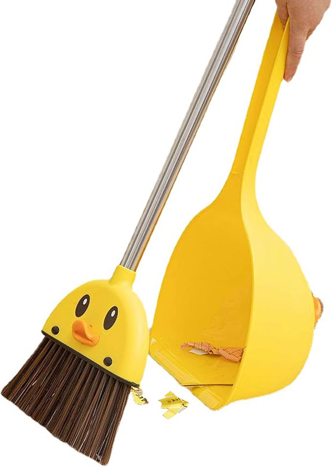 Mini Broom and Dustpan Set for Kids - Image 2