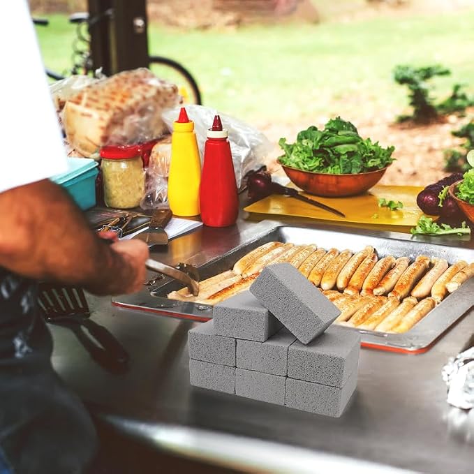Non Scratch BBQ Grill Stone Cleaning Block Griddle Brick Oven Stone Scrubber - Image 4