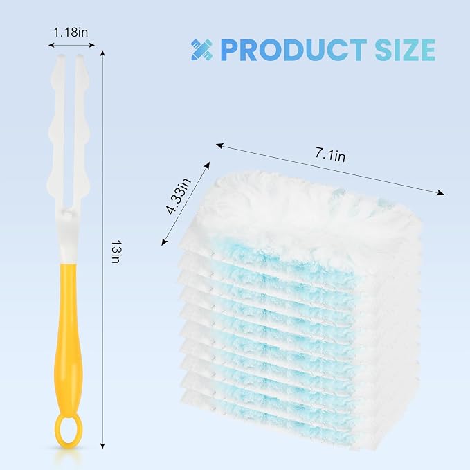 50-Pack 180° Duster Refills for Swiffer Duster Refill, Ultra Sticky Cleaning - Image 3