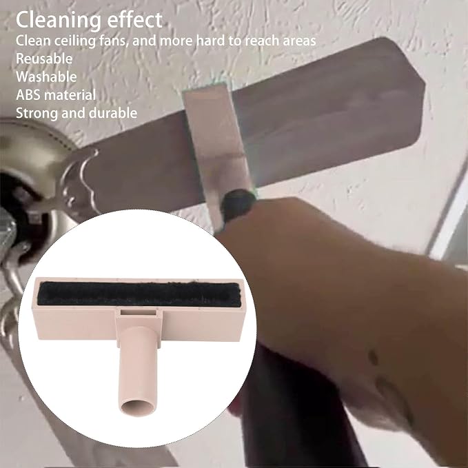 Ceiling Fan Cleaning Brush, Reusable Washable Fan Blade Cleaner Tool - Image 9
