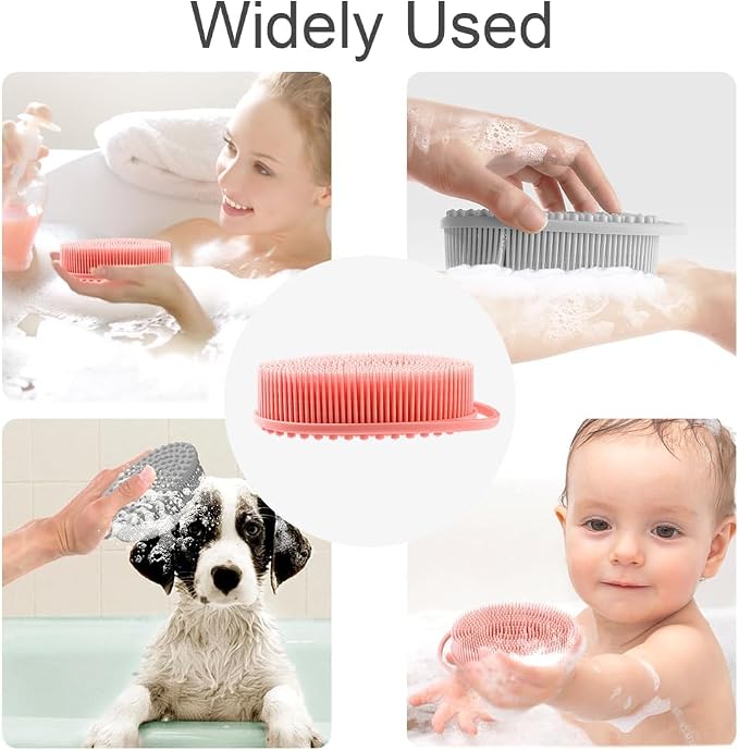 Silicone Body Scrubber, Exfoliating Silicone Loofah, Soft Silicone Body Shower - Image 7
