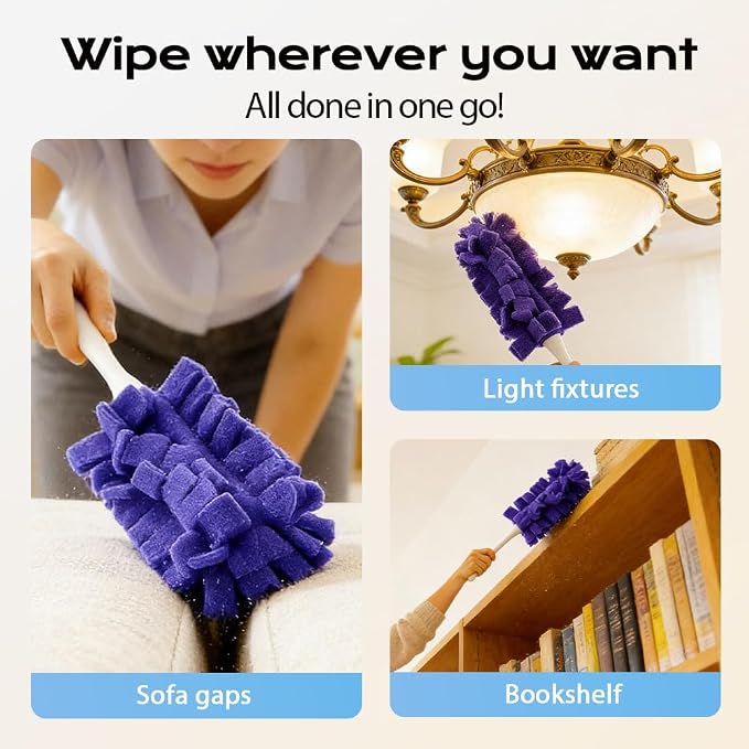 Reusable Dusters for Cleaning, 360° Washable Duster Pads, Heavy Duty Reusable - Image 7
