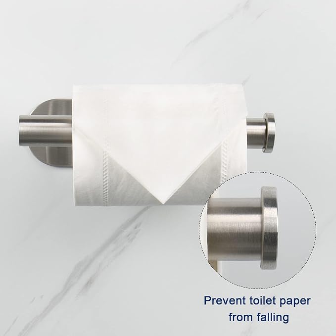 NearMoon Toilet Paper Holder Self Adhesive, Premium Thicken SUS304 Stainless - Image 4
