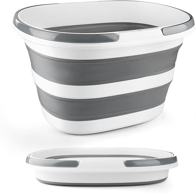 Collapsible Mop Bucket with Handle by BIDFUL