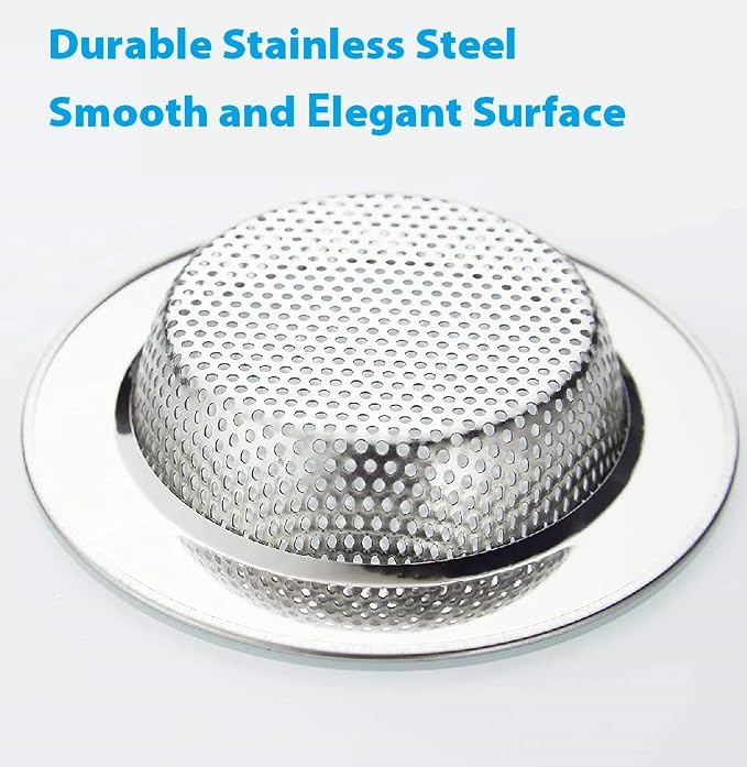 3 PCs Kitchen Sink Strainers, Food Strainer - Image 4