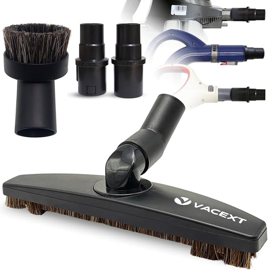 Round Horse Hair Dusting Brush & Hard Floor Attachment by VACEXT