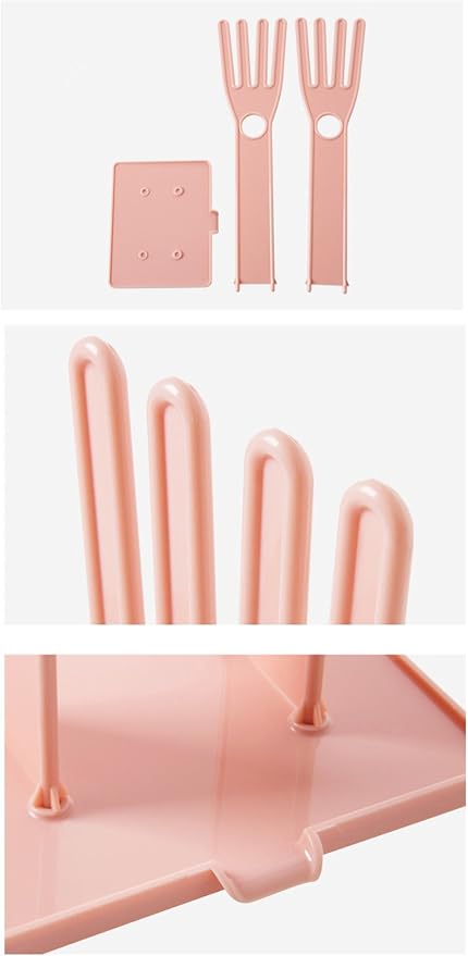 2 Pieces Kitchen Rubber Gloves Racks Drain Towel Storage Holders Home Cleaning - Image 9