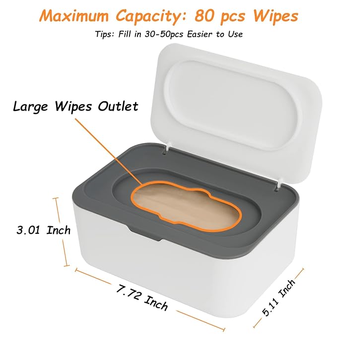 2 Pack Wipes Dispenser, Wipe Holder - Image 6