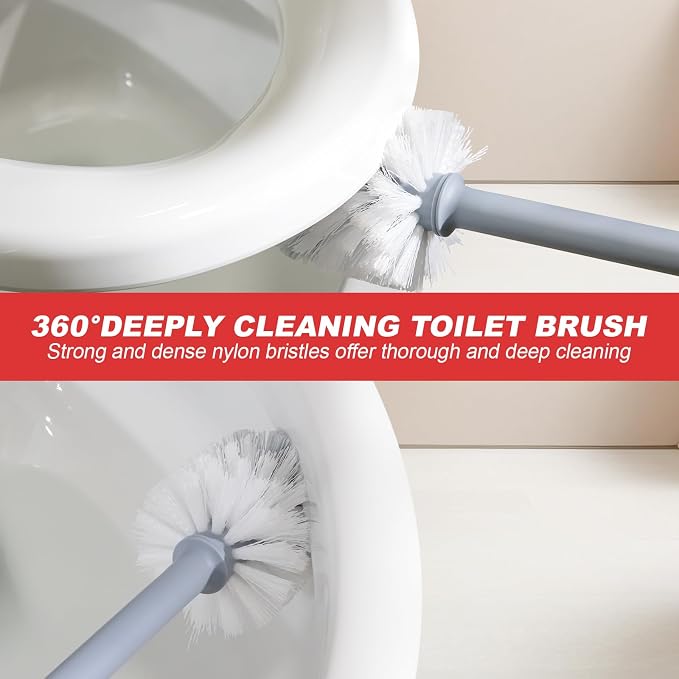 Toilet Plunger and Brush Set for Bathroom Cleaning - Image 3