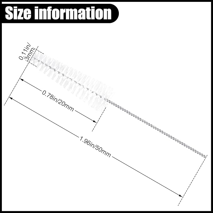 Hearing Aid Cleaning Tool Hearing Aid Vent Tube Brush Tube Cleaning Tool Small - Image 2