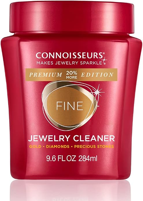 CONNOISSEURS Premium Edition Jewelry Cleaner, Value Size 9.6oz by CONNOISSEURS