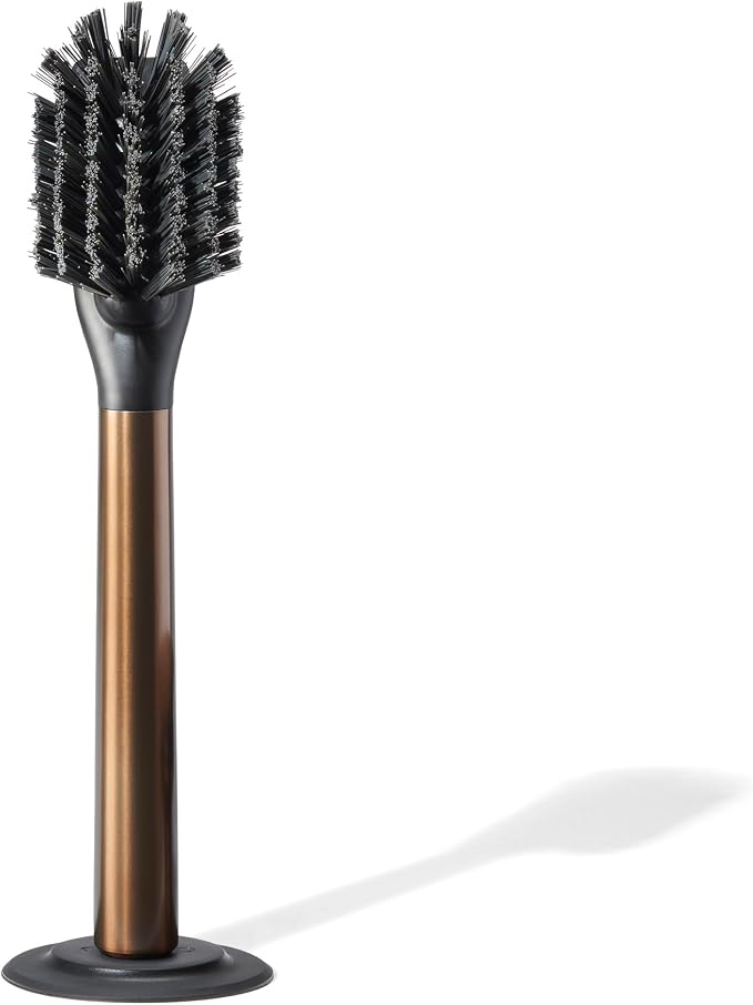 Ionic Dish Brush, Magnetized to Stand Upright, Stainless Steel by Unknown