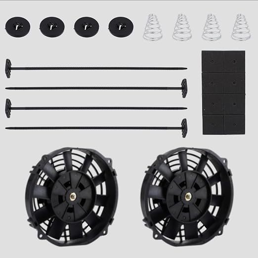 41pcs Car Fan Mounting Kit, Universal Electric Radiator Fan Mount Kit - Image 6