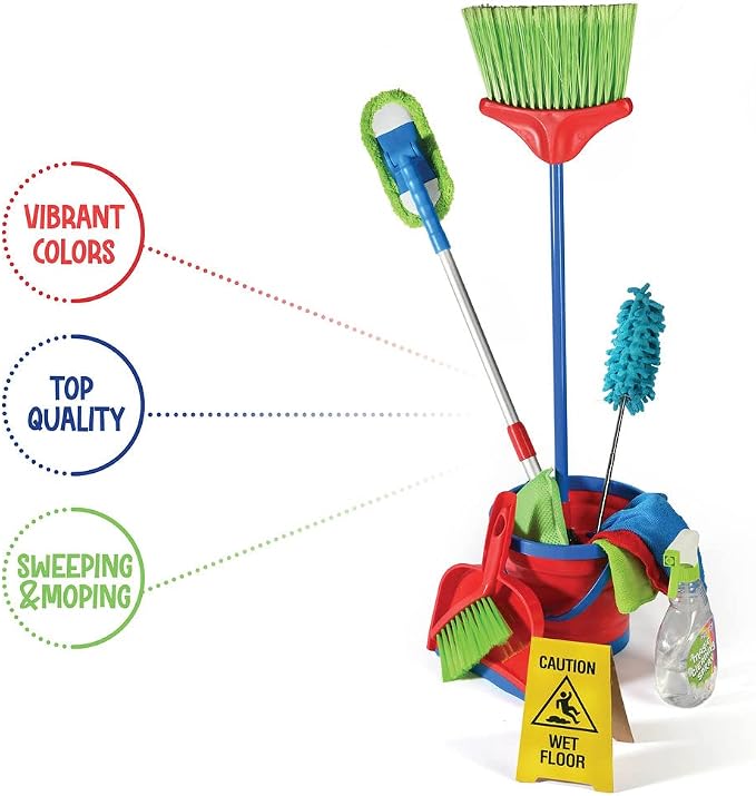 Play22 Kids Cleaning Set 12 Piece - Image 4
