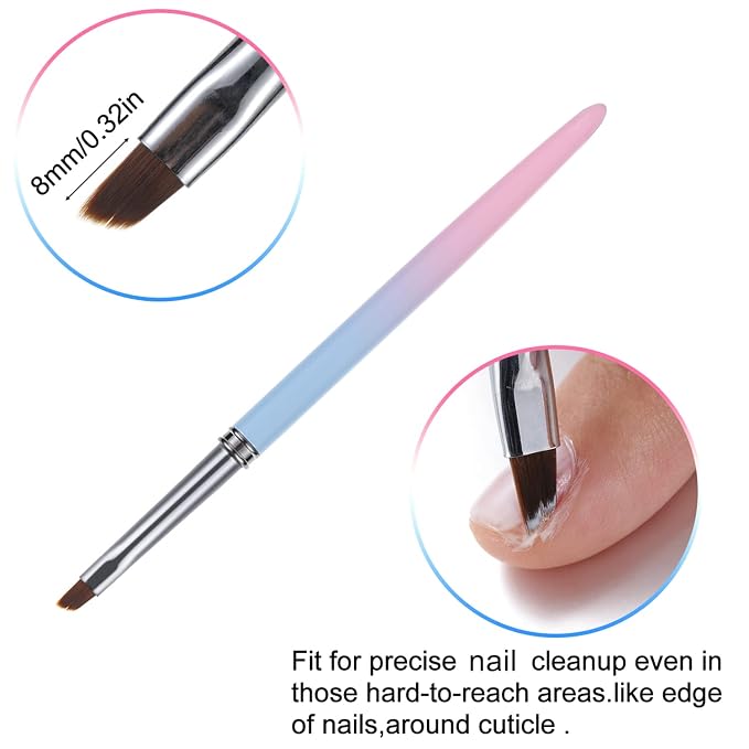 Nail Art Clean Up Brushes, Nail Brushes - Image 3