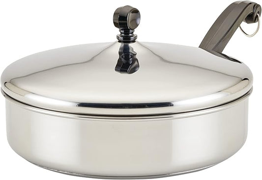 Farberware Classic Stainless Steel Fry Lid, Saute Pan by Farberware