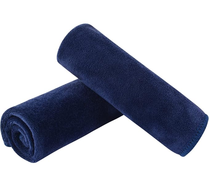 SINLAND Microfiber Facial Cloths Fast Drying Washcloth 12inch x 12inch by SINLAND