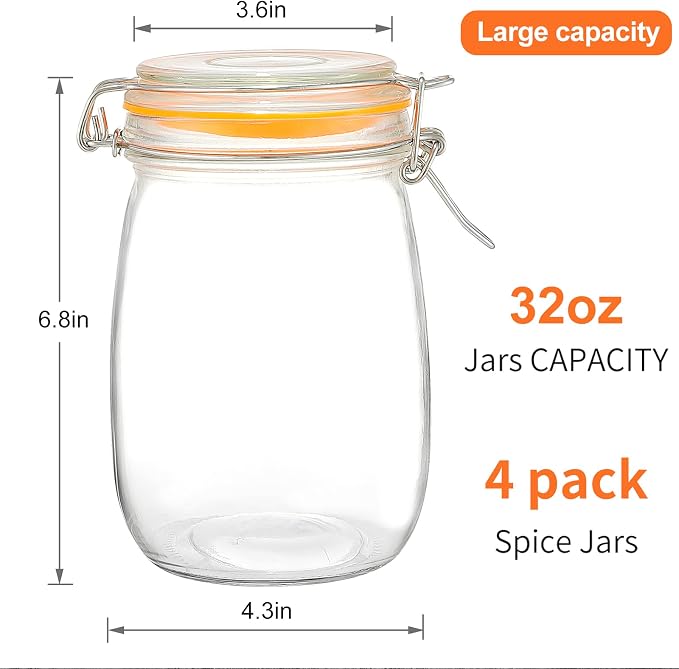 DANALLAN Wide Mouth Mason Jars - Image 3