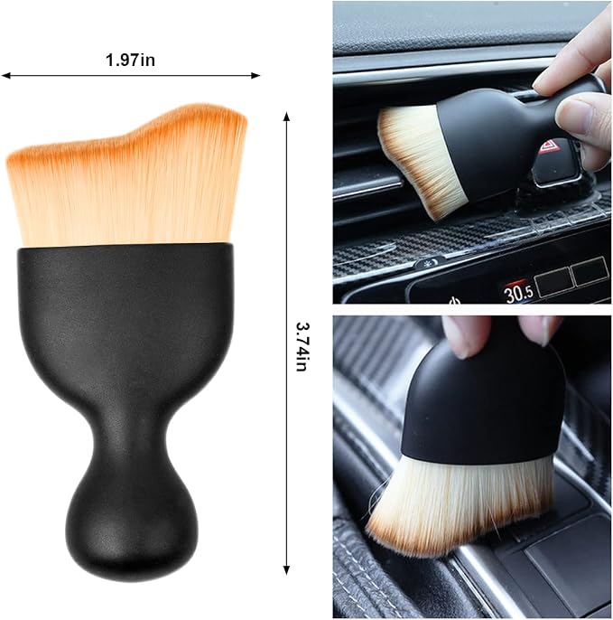 BELOMI Car Detailing Brush, Auto Interior Dusting Brush, Car Soft Bristle - Image 2