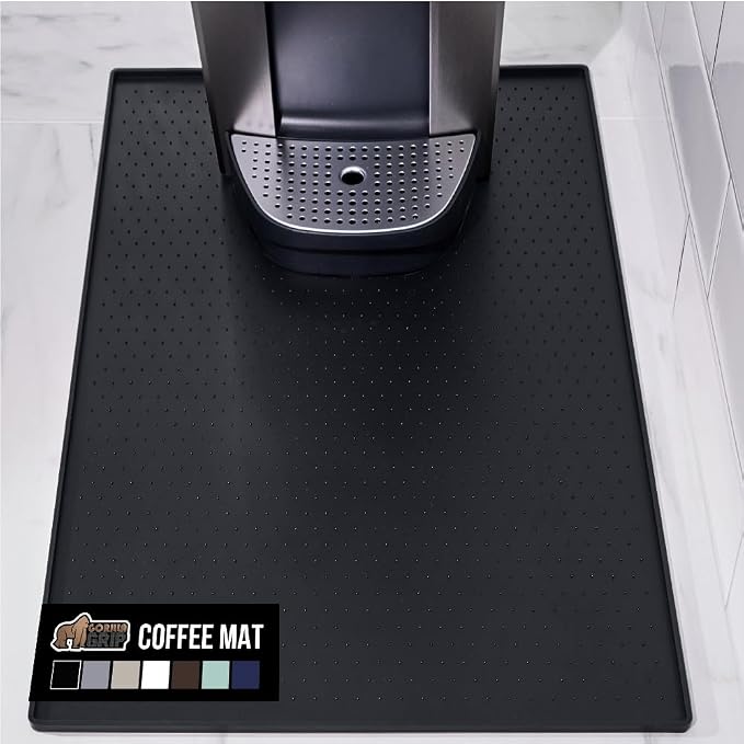 GORILLA GRIP Silicone Coffee Mat, Espresso Machine Bar Accessories, Keep by GorillaGrip