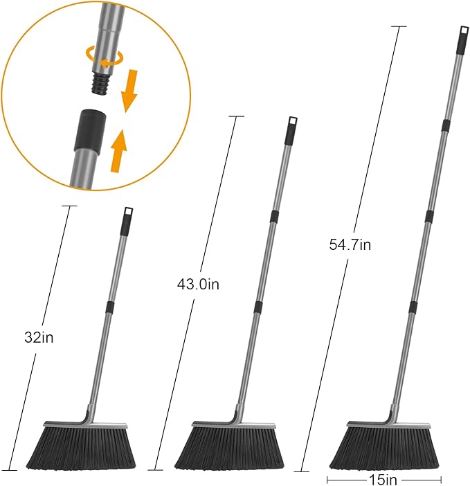 KeFanta 4 Packs Outdoor Broom Heavy Duty - Image 6