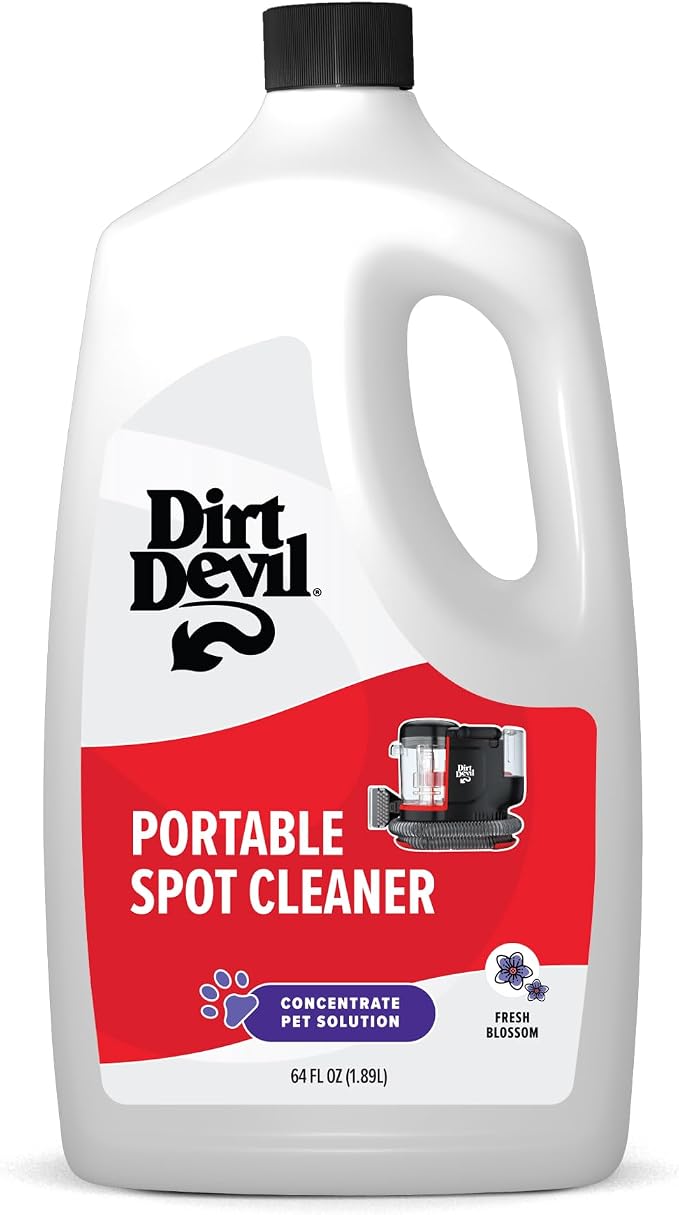 Dirt Devil Pet Portable Spot Cleaner Solution, 64 oz., Fresh Blossom Scent by DirtDevil