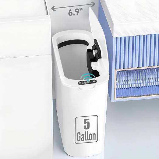 TIPGO 5 Gallon Motion Senor Bathroom Trash Can - Image 5