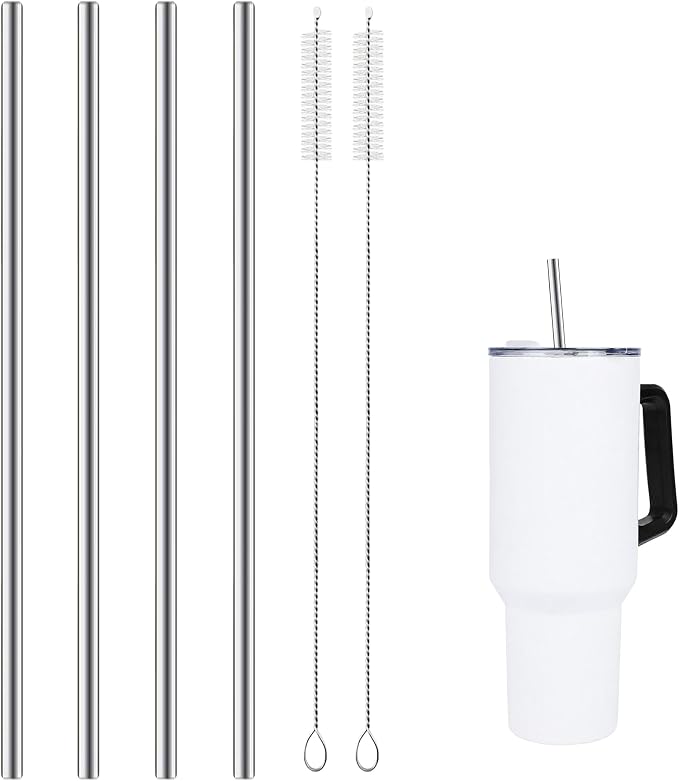 Metal Straws Reusable Compatible by Dasezsdt