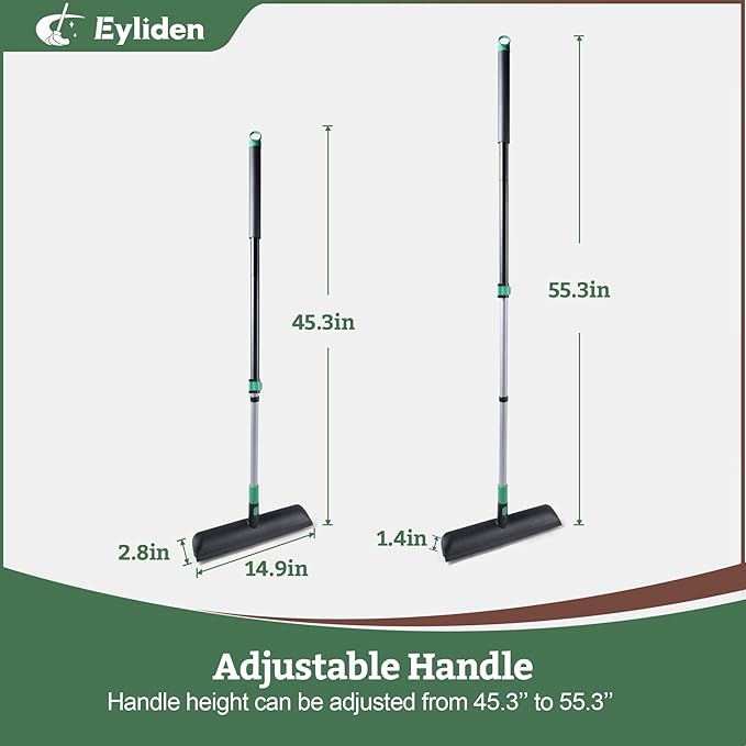 Eyliden X-Large Floor Scrub Brush, 2 in 1 Scrape Brushes - Image 6