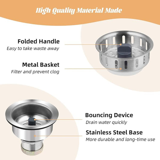 Kitchen Sink Drain Strainer Compatible - Image 2