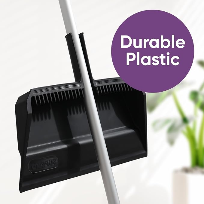Superio 2-Pack Wide Plastic Dustpan - Image 5