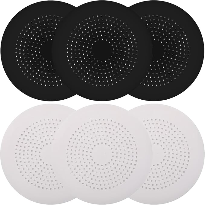 6-Pack Drain Hair Catcher Durable Silicone Hair Stopper Shower Drain Covers by QiyuanLS
