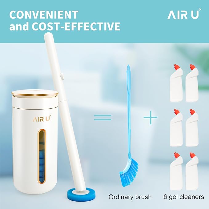 48 Count Disposable Toilet Brush Heads, Toilet Bowl Wand Refills - Image 5